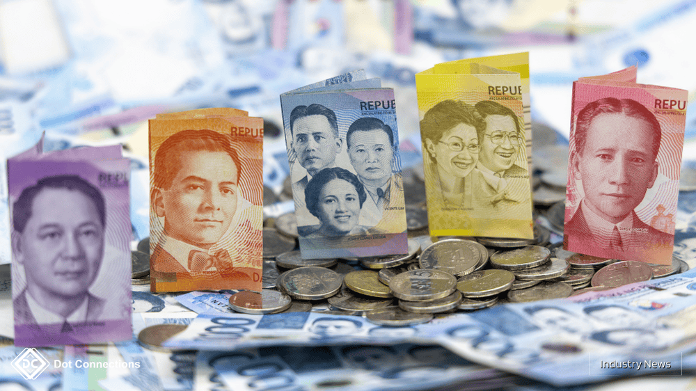 Philippine peso bills and coins representing money flows under Philippines iGaming payments regulation.