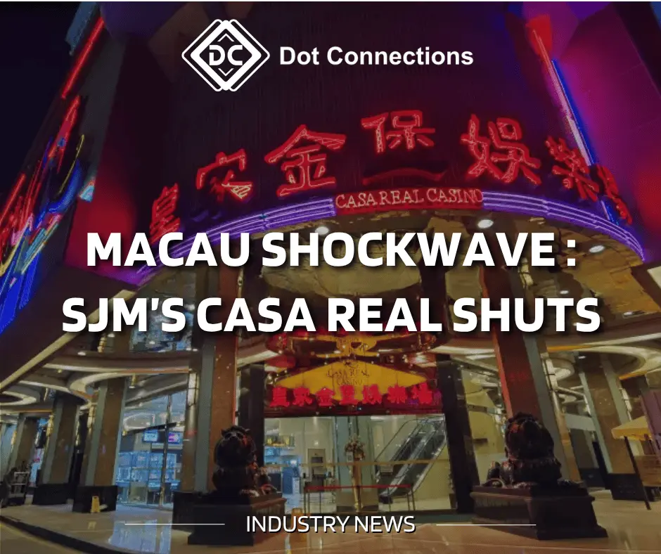Illuminated Casa Real entrance sign — visual for SJM Casa Real closure