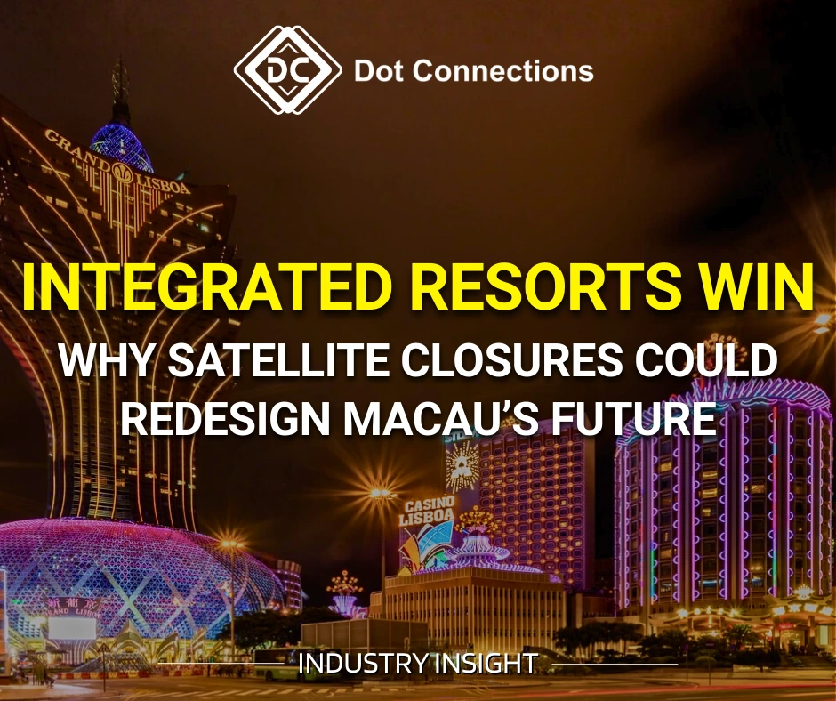 Macau November 2025 GGR: Cotai Strip at night showing integrated resort towers and illuminated skyline