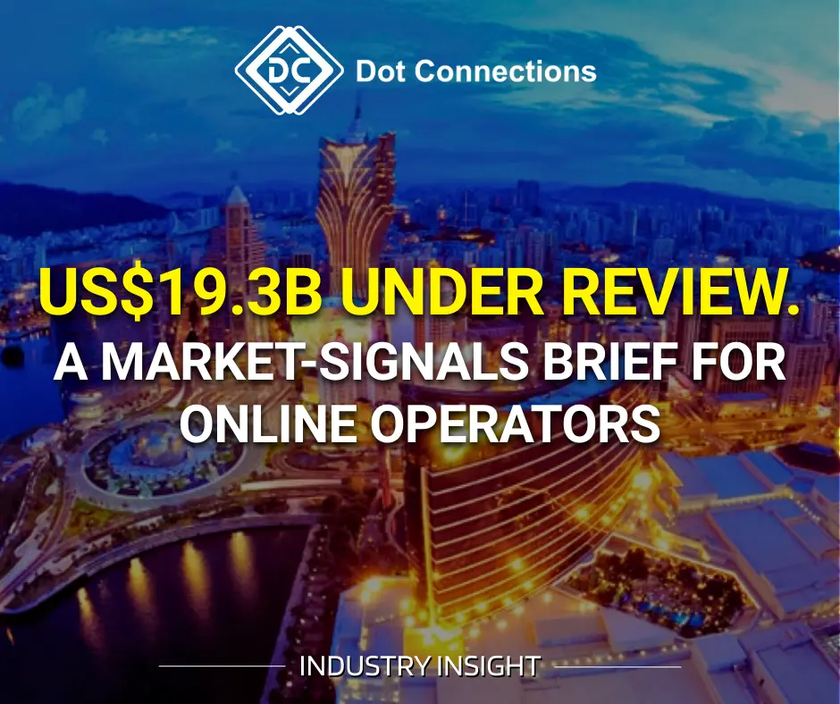 US$19.3B under review — market-signals brief for online operators